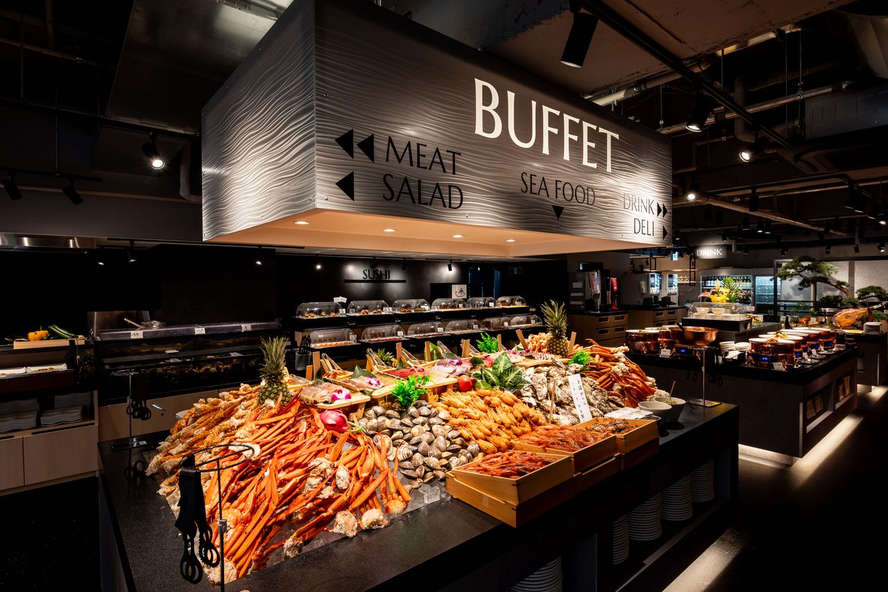 【뷔페】＜120분제＞타라바게를 포함한 150종 이상의 요리가 늘어선 야키니쿠&일본식 뷔페+알코올 음료 무제한