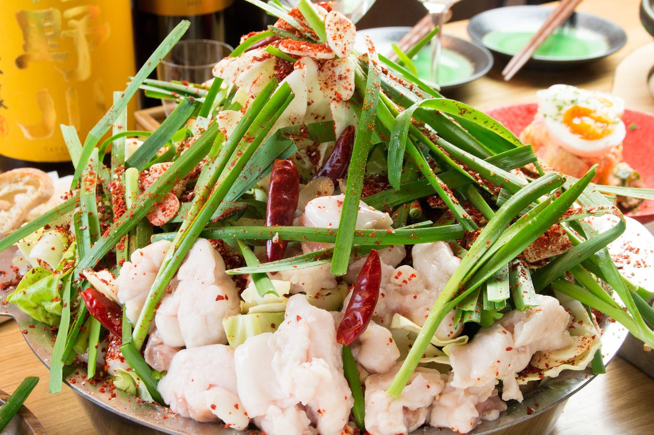 Jomon motsu nabe course
