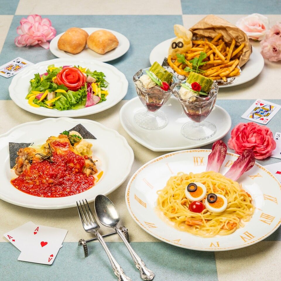 【ディナー】絵本の国のキャラクターファンタジーディナーコース【1ドリンク付き】