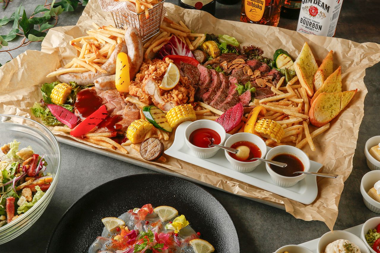 BOUCHERIEプレミアム「肉にワインはもう卒業」世界を旅するウイスキーとともに-飲み放題-120分