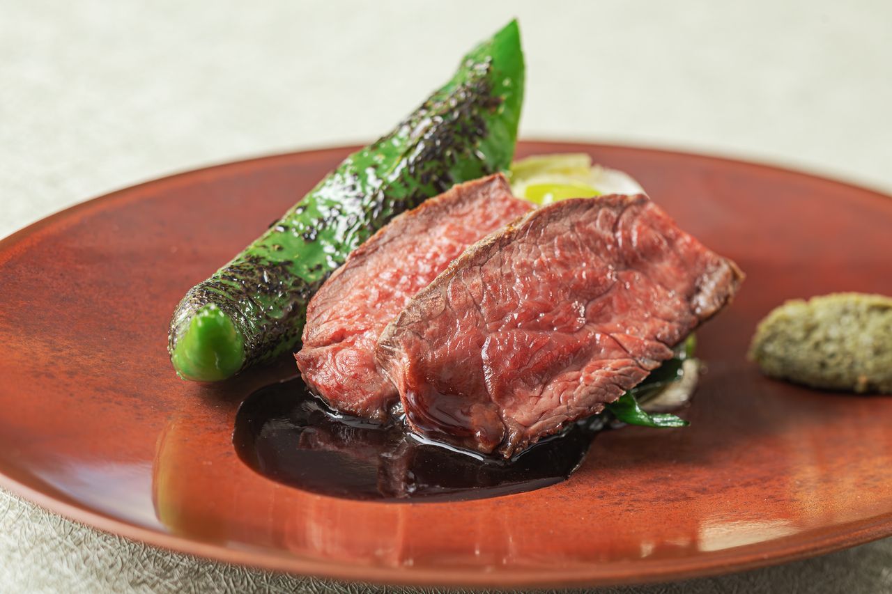 Kamogawa Kyoto French | 5-course full course meal including Japanese Black Beef Loin