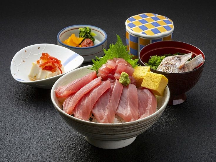 Rice bowl Tuna bowl set