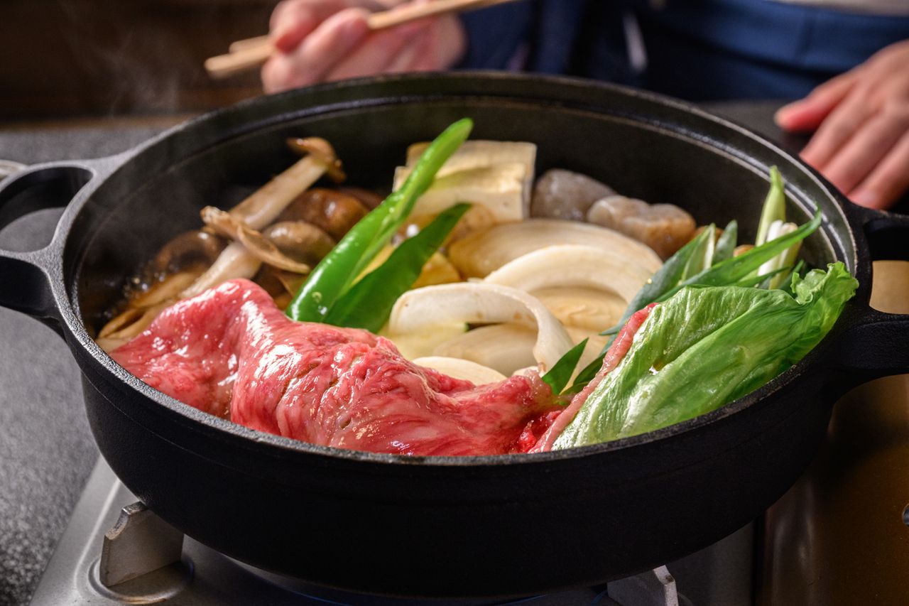 【土日祝限定ランチ】近江牛すき焼き