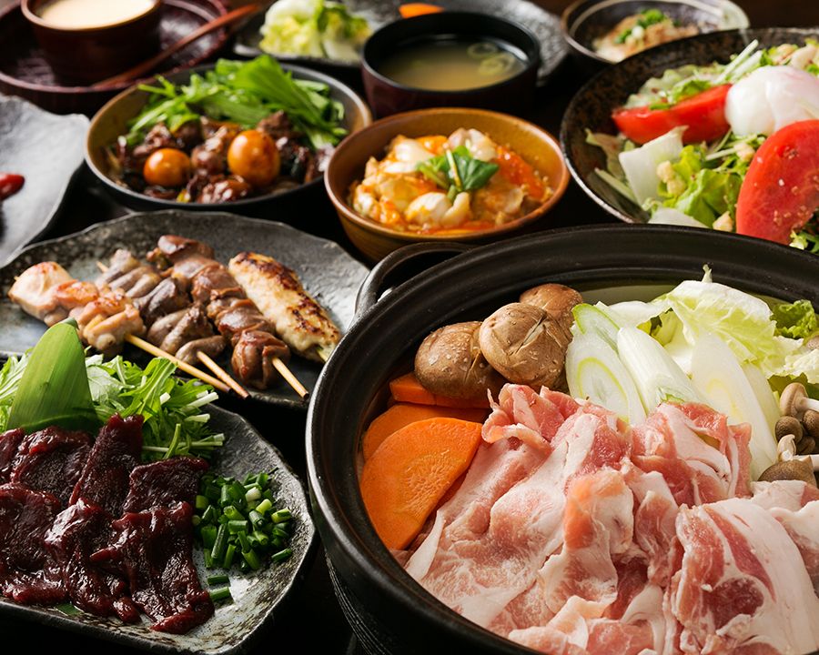 Choose from our luxurious hotpot course ◎2 hours all-you-can-drink included