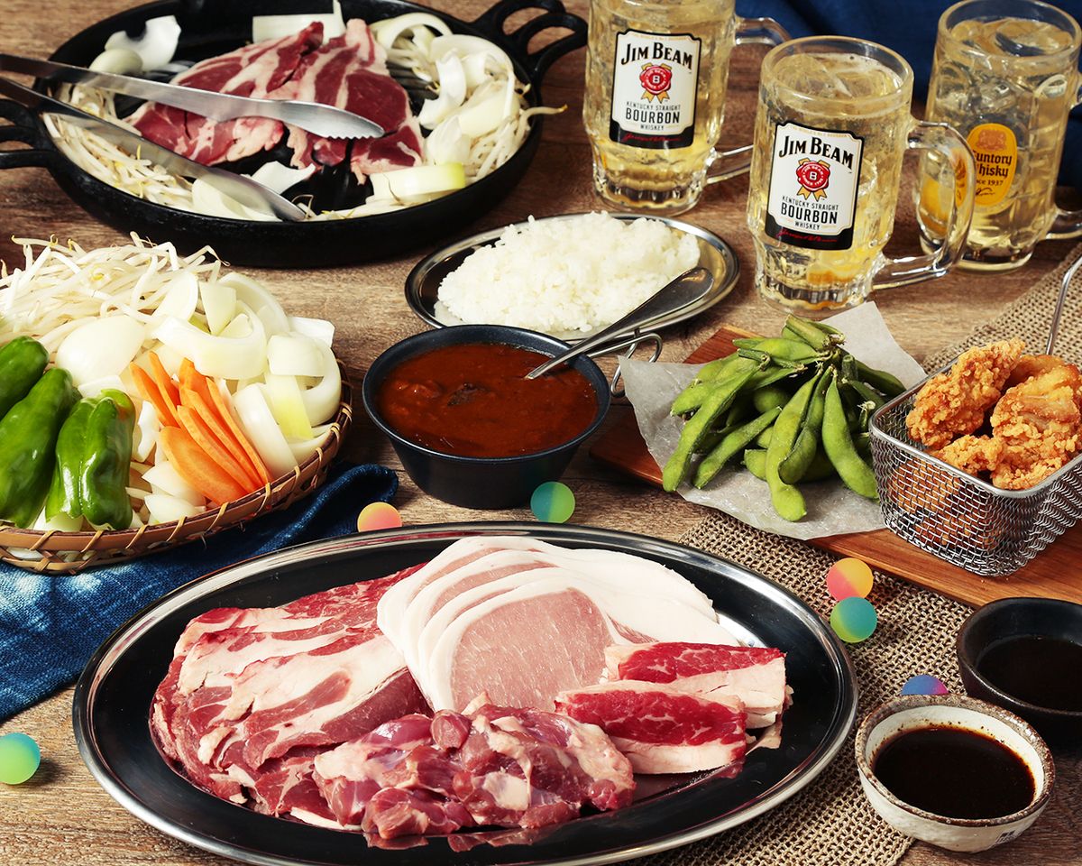 【お得!!】ジンギスカン食べ放題＆飲み放題女性　6,800円