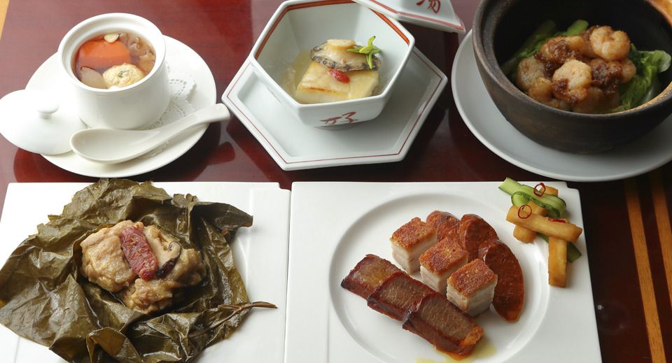 平日限定◇個室確約◇乾杯ロゼスパークリングワイン♪2時間飲み放題付き・薬膳スープ・点心・担々麺入り全6品　6,500円