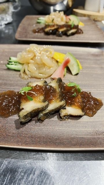 夏旬の鮑と貝づくし&フカヒレ上湯とろみスープ入りスペシャルディナーコース(6/25~29,7/10~9/14）
