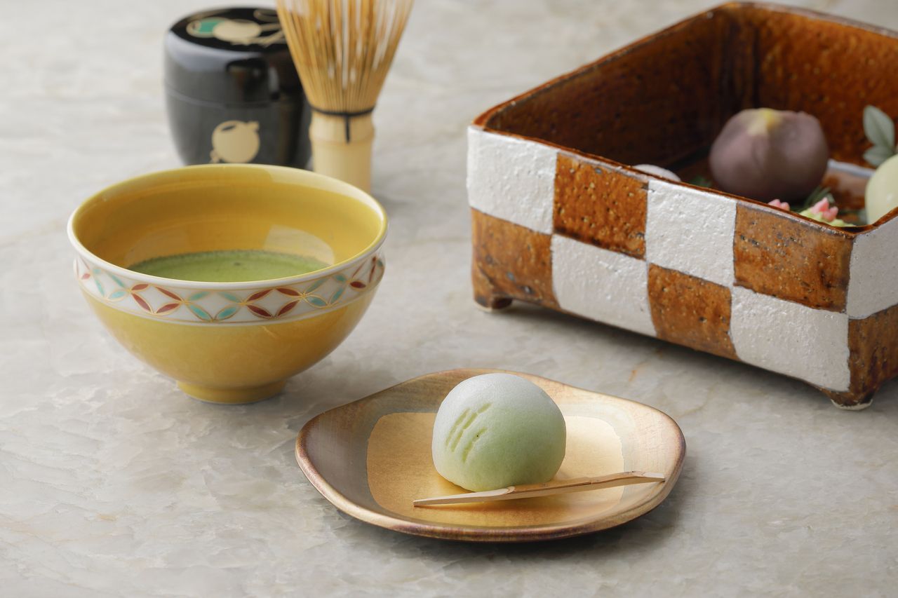 Japanese Sweet and Matcha Set