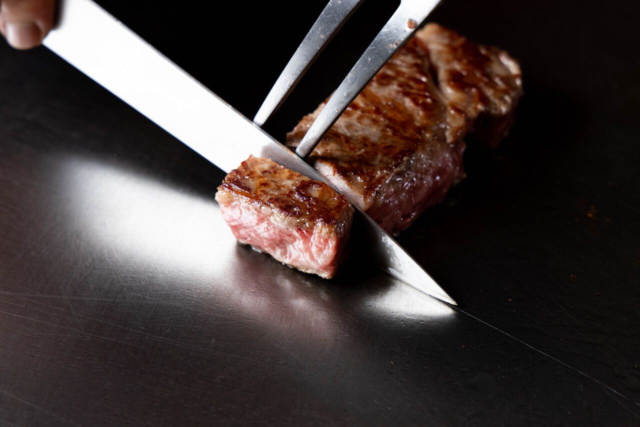 【鉄板ランチ】 仙台牛のステーキとシーフードのランチ