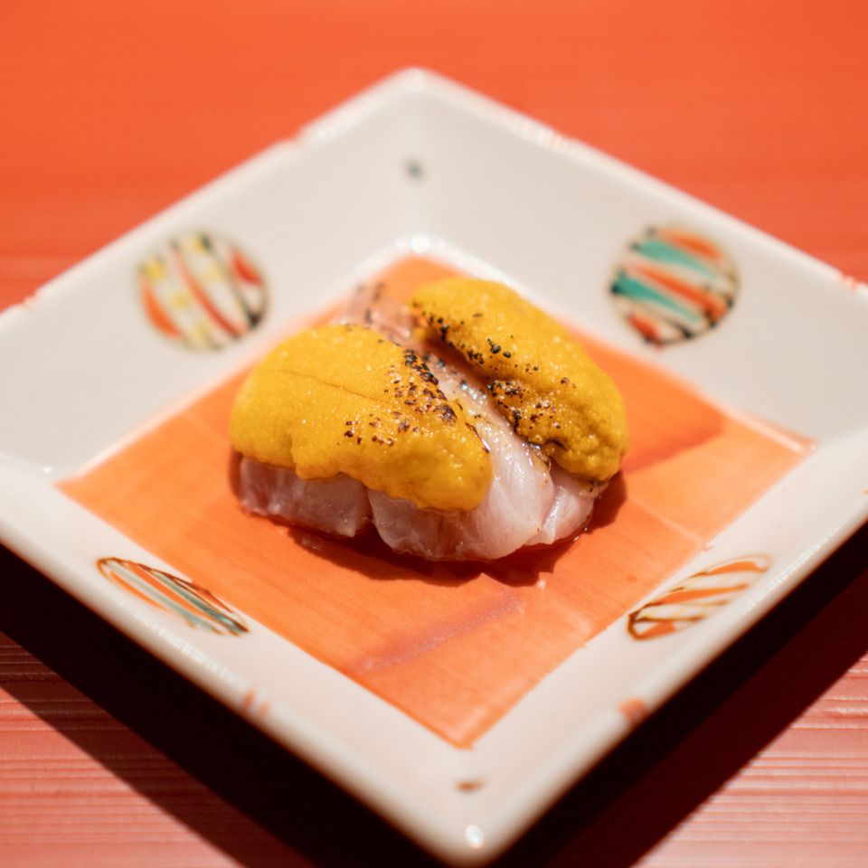 厳選のどぐろコース『のどぐろ雲丹海鮮』