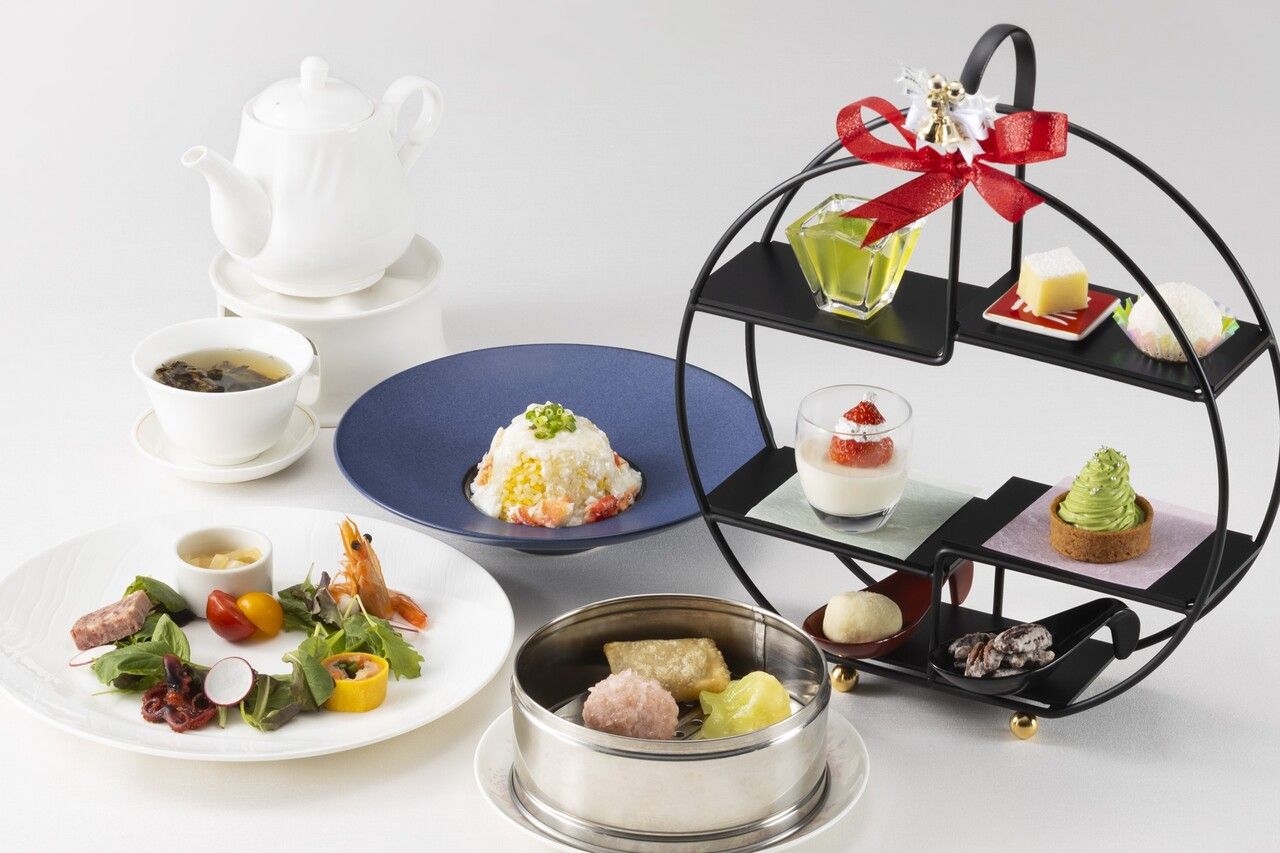 チャイニーズアフタヌーンティーセット　