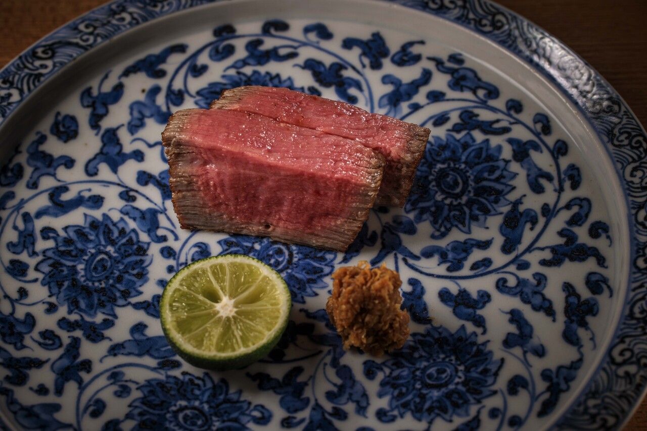 Meat course created with a meat specialist