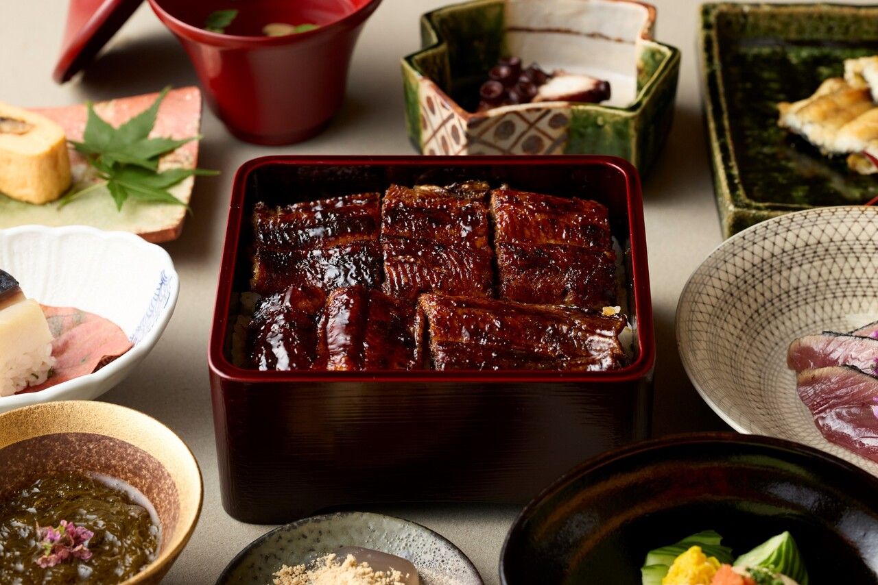 特选鳗鱼怀石料理【极品】配白烤鱼子酱