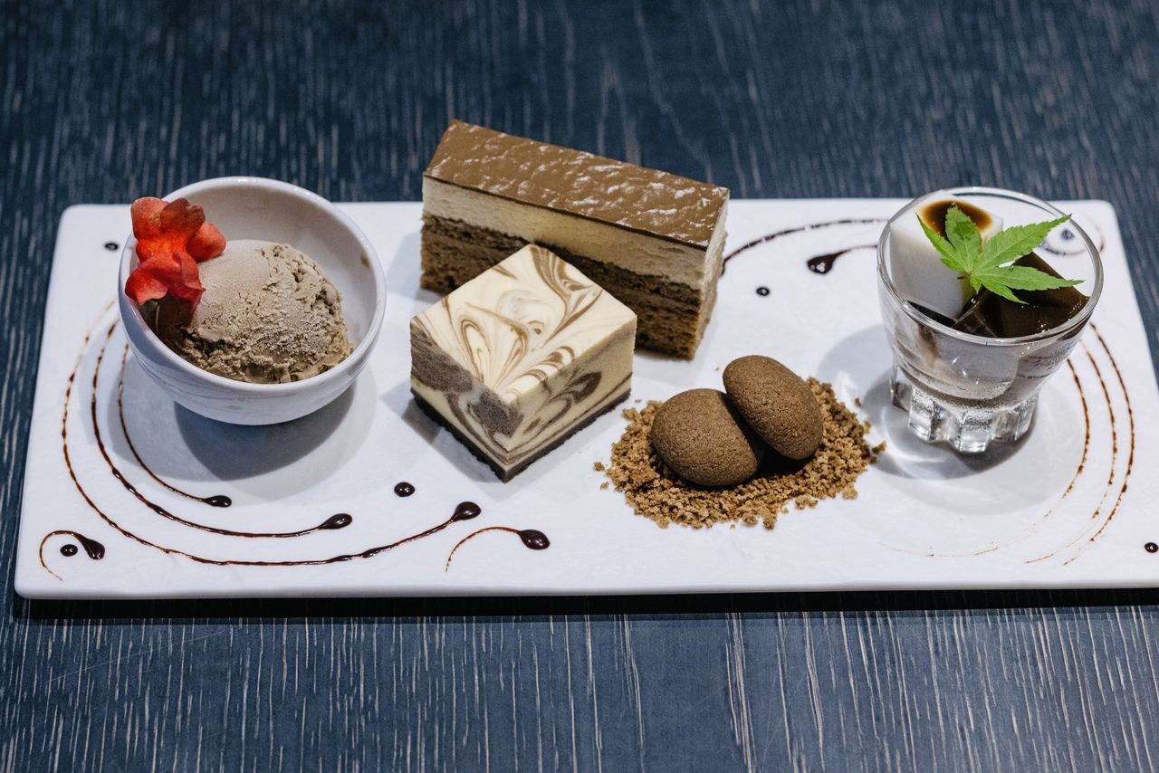 Degree of roasted tea