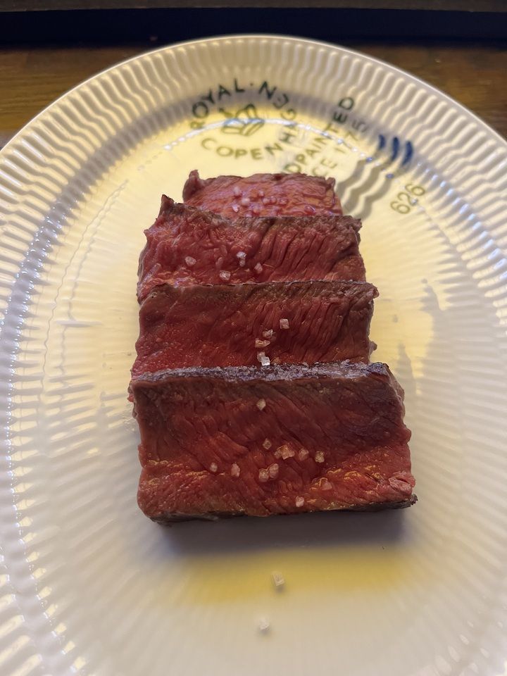 Dinner: Chef's choice course (7 dishes total, with Hana no Beef as the main dish) from September 2025