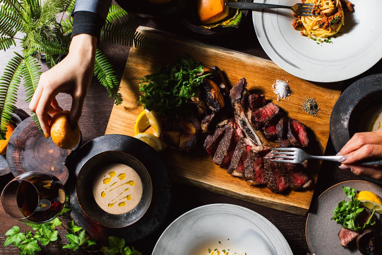 T-bone Steak lunch course