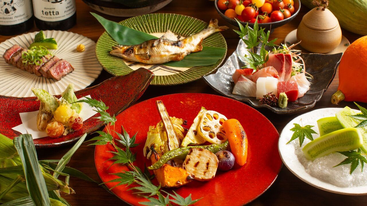 【ディナー】メインの選べる8品のコース・魚・