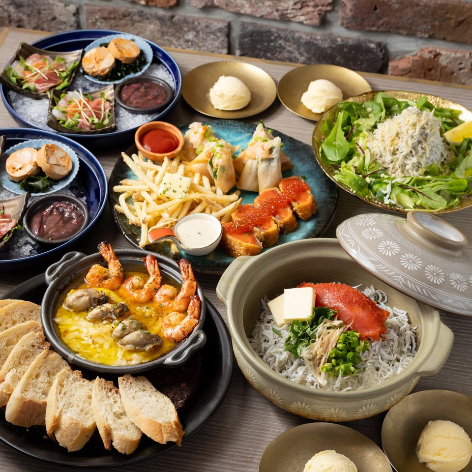 [WEB Exclusive!! Completely Renewed Course Menu!] You can't go wrong with this! A lineup of popular Fish Festival items at a great price! [Includes all-you-can-drink, including draft beer]