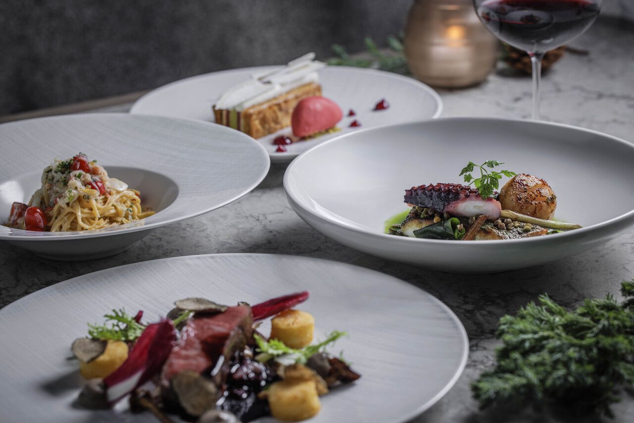 【Christmas Menu Six Courses】 with a glass of Champagne