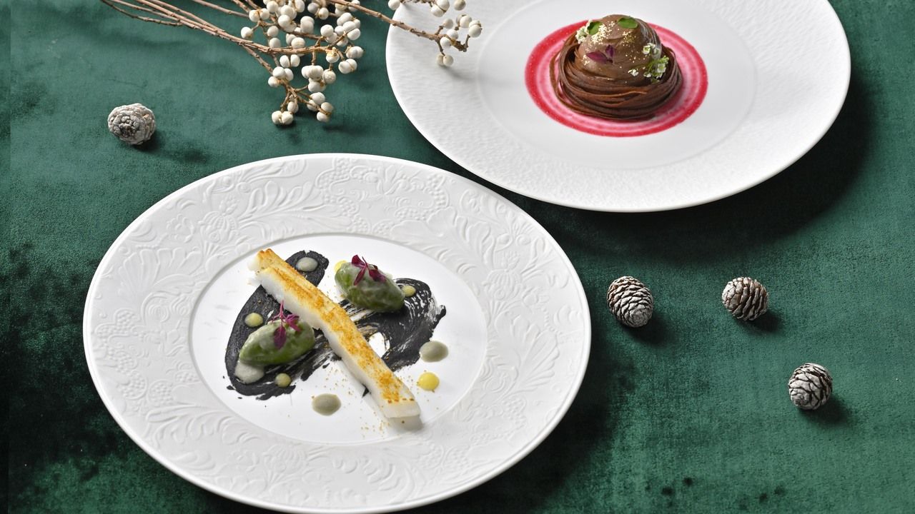 Christmas/Grand Noël/ a glass of Champagne PERRIER-JOUET