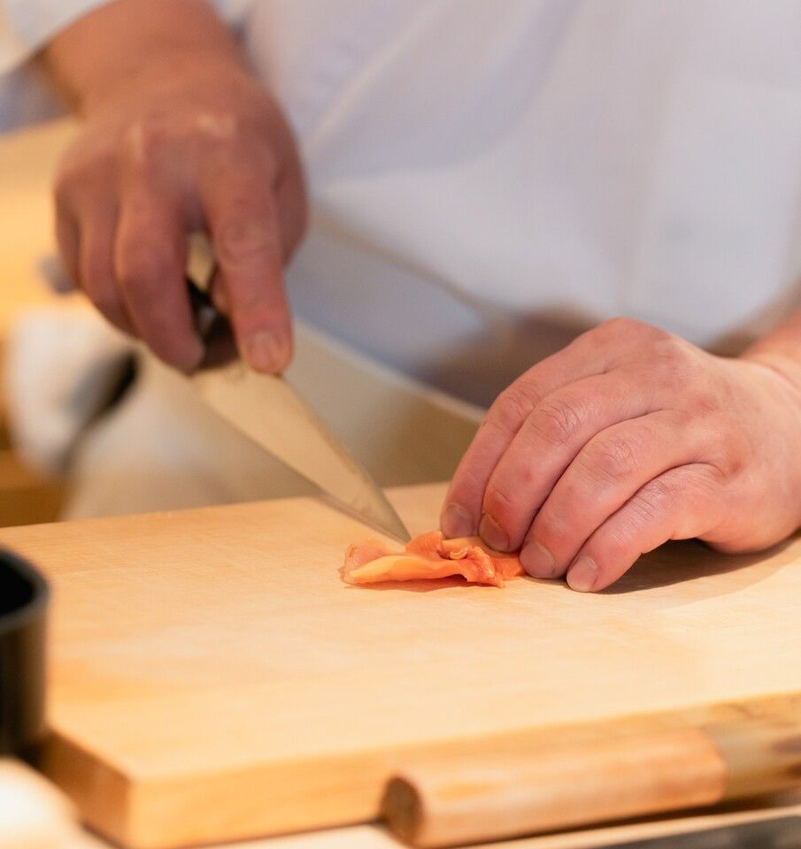 King crab and blackthroat seaperch winter delicacy course