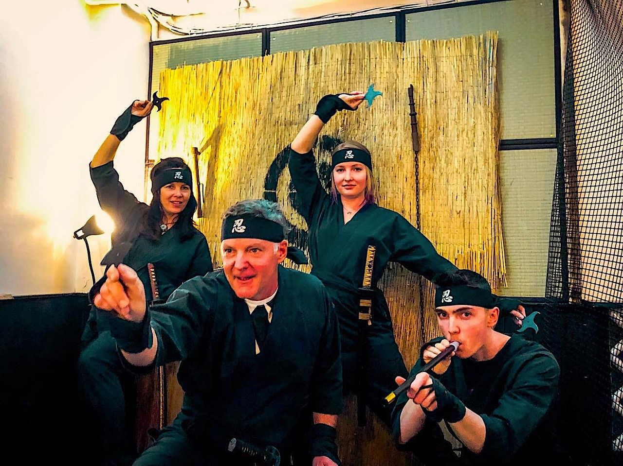 【Adult Rate(over 18yrs old)】Ninja Training+Ninja Costume Rental+One Meal+One Drink　N