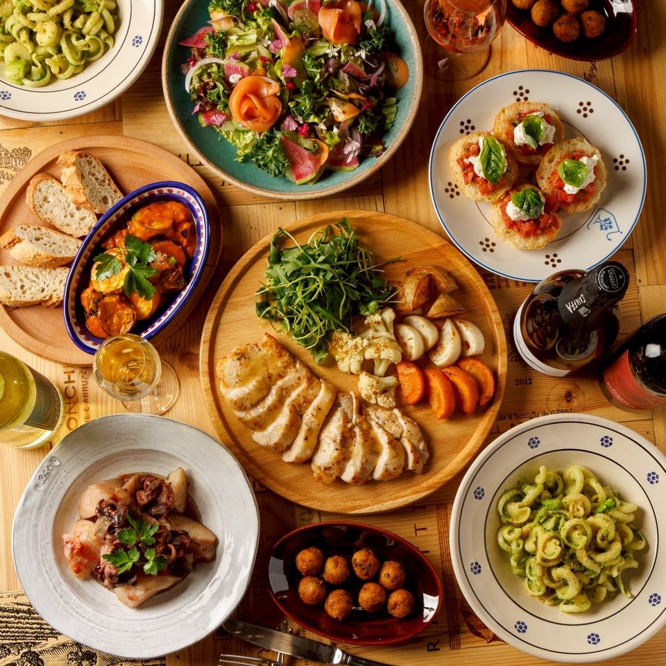 Easy Year-End Party Course [A] - Seiryu Chicken Breast with Lemon Sauce (Includes 2 Hours of All-You-Can-Drink)