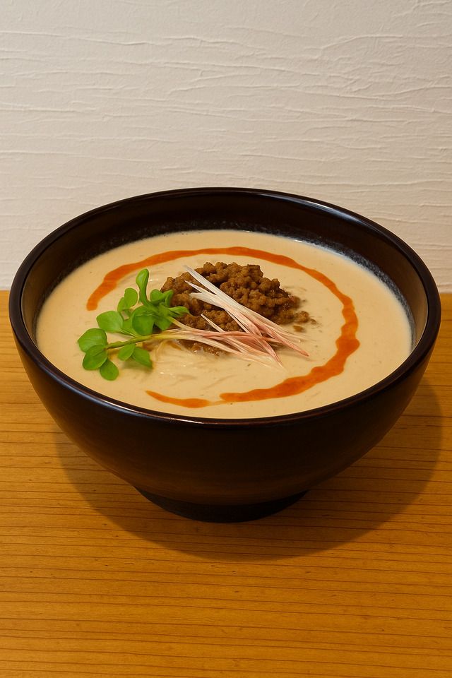 [For those with reservations] Rich soy milk dandan soba