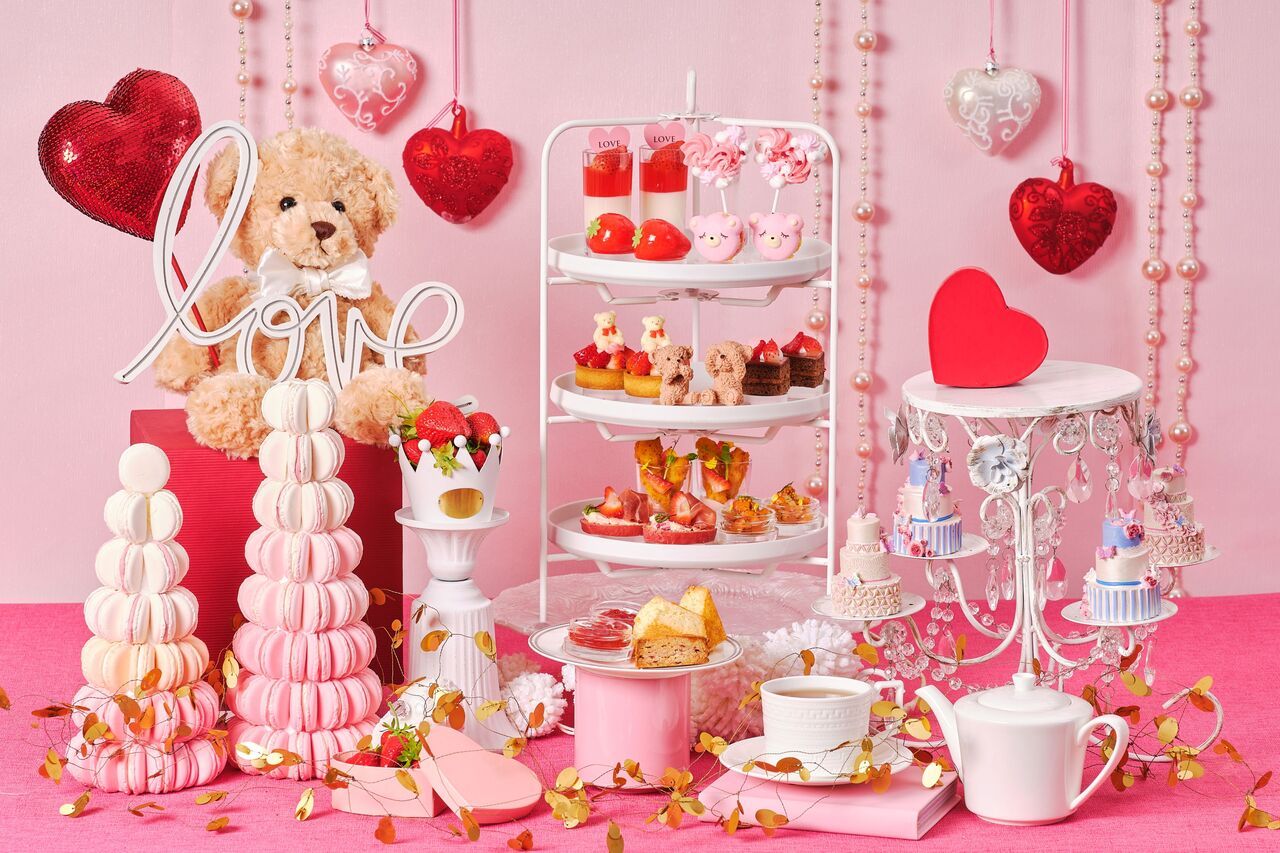 【カフェフリー】いちごとスウィートベアのアフタヌーンティー (平日)