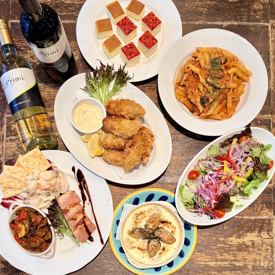 ラーメコース(冬)5,000円全6品　(2時間飲み放題付)