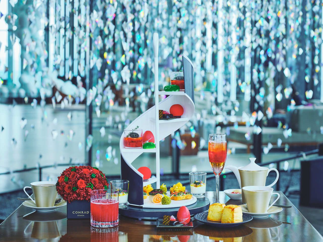 [Weekends and Holidays/WEB 18% OFF] Conrad Afternoon Tea with Welcome Cocktail