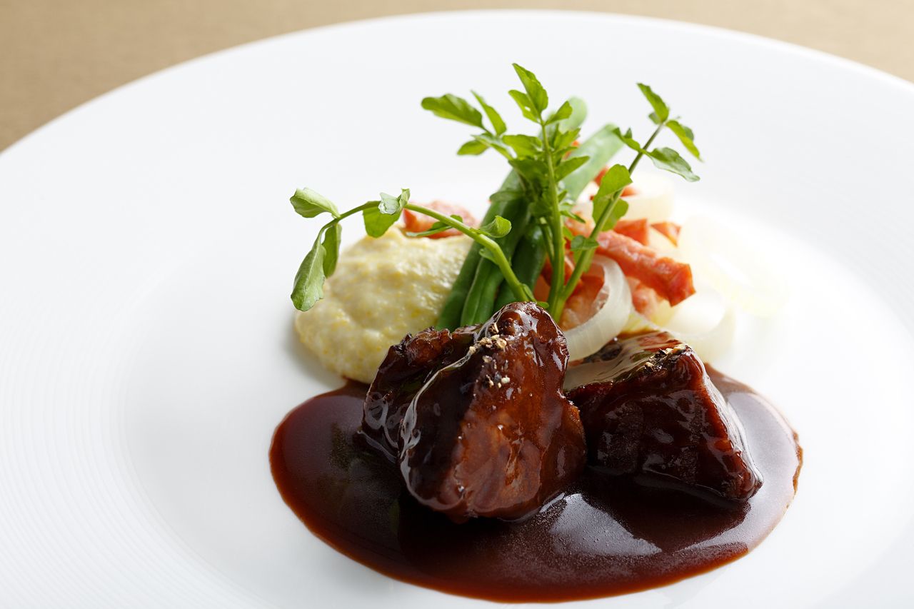 【ホール席】ダブルメインのプティディナー全4品