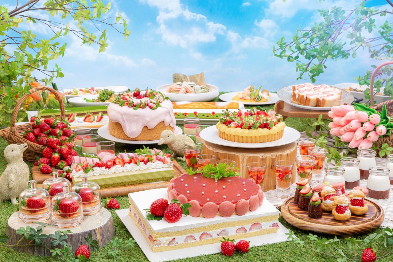 ストロベリーガーデンピクニック「いちごスイーツビュッフェ」
