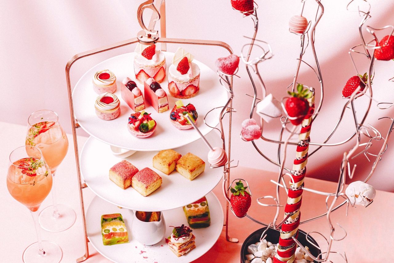 Strawberry Pink Afternoon Tea(3/1～4/30)