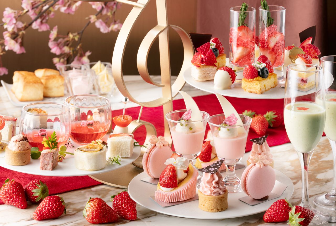 【通常価格】🌸🍓桜&ストロベリーアフタヌーンティー