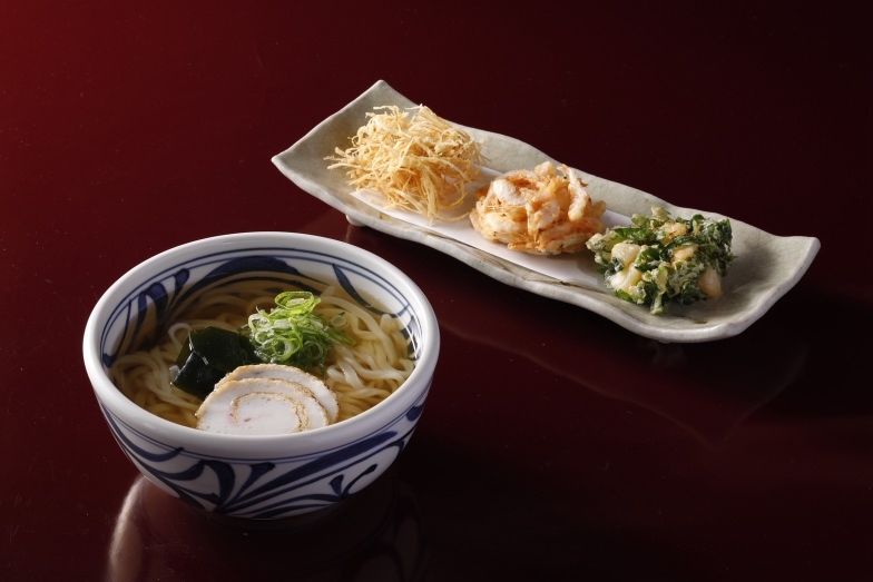 【掻き揚げ三種と掛けうどん～】ランチセット
