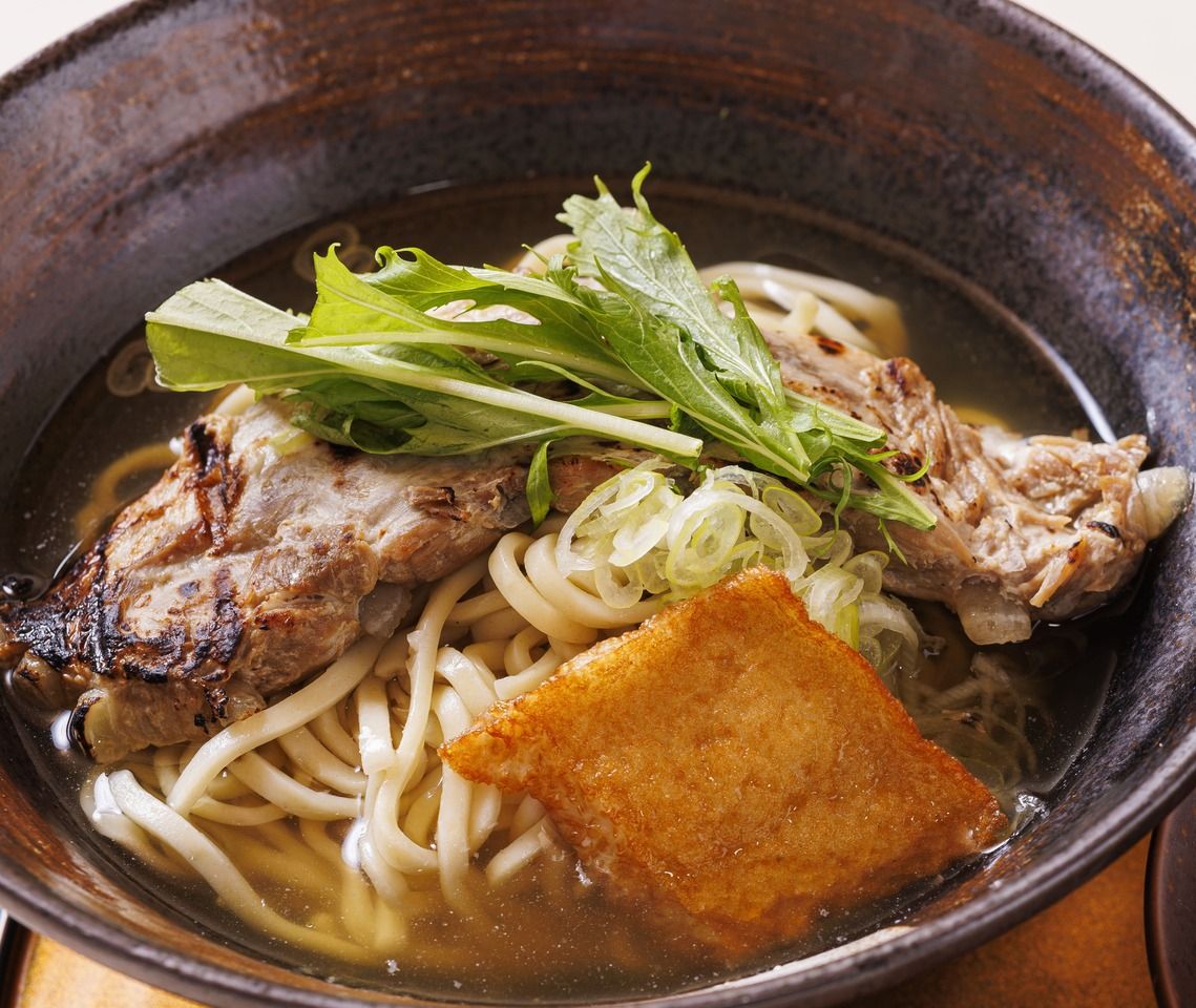 Miyako soba with large soki