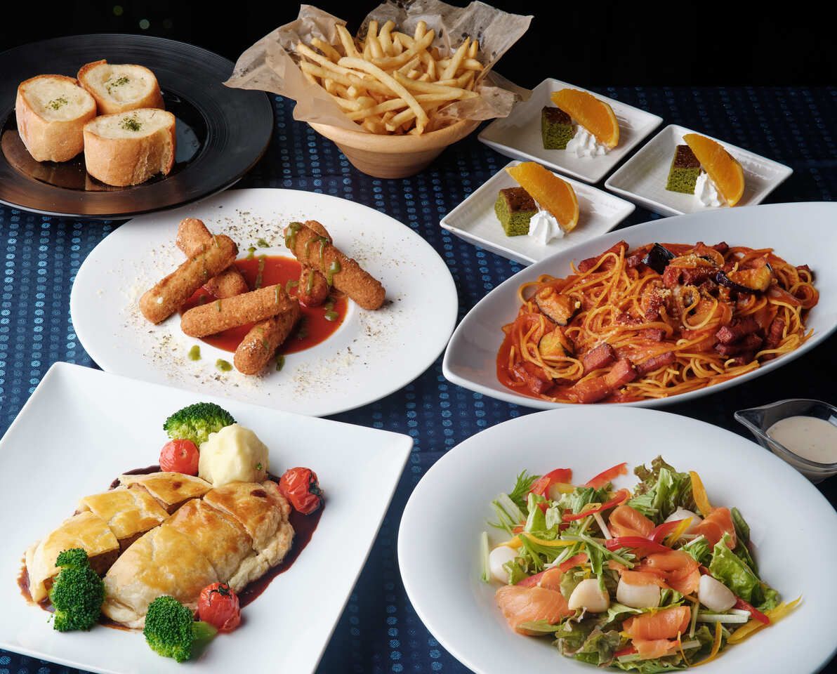 スカイシェアプラン(おひとり様￥4180・ディナーコース・乾杯ドリンク・食後ティー付き)＜ 展望台料金は含まれておりません＞