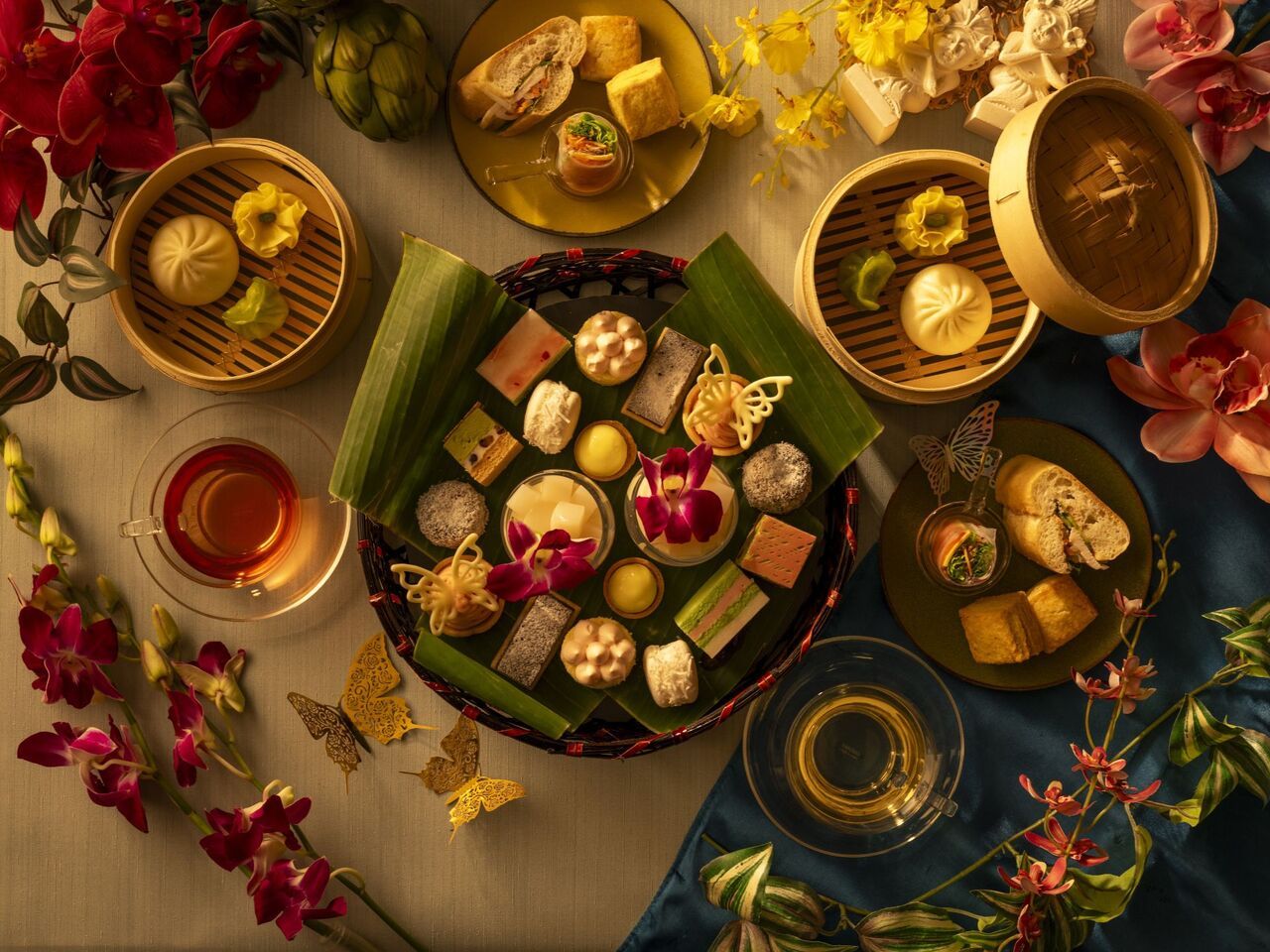 【早期WEB予約限定で300円OFF！】蝶と花が舞う春のアジアンアフタヌーンティー~The Oriental Garden ~