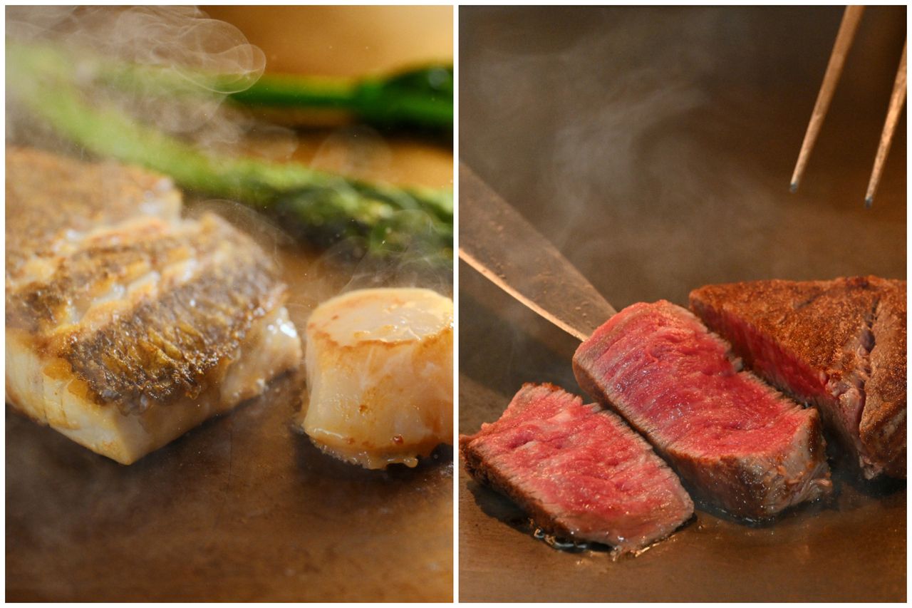 Lunch Course SAKURA -Sea × Meat-