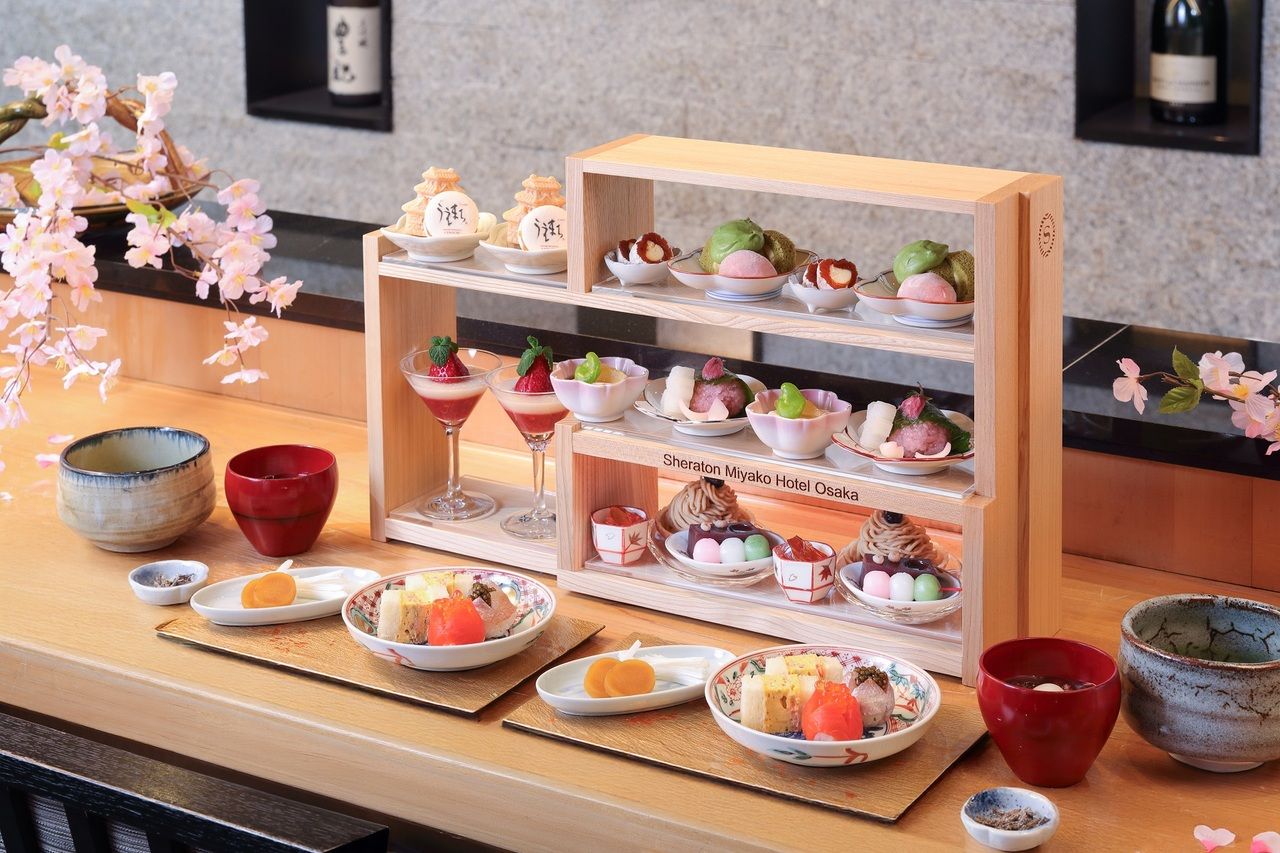 【1日20名限定】Night 和 sweets・春の彩り ～和食の料理長が作る和のアフタヌーンティー＜平日限定＞3/1～4/30