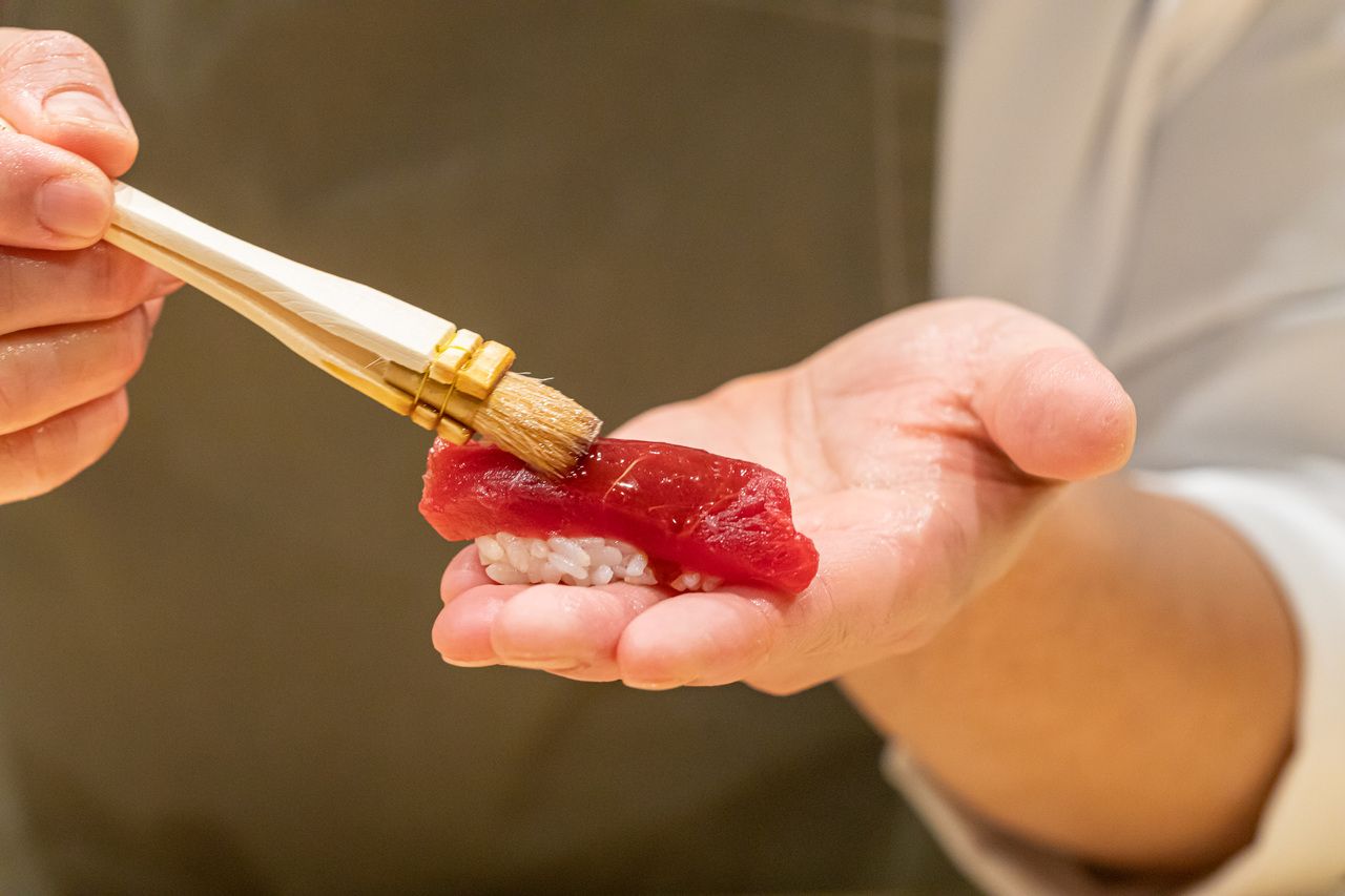 季節のお任せ握り鮨　13,200円（税込）