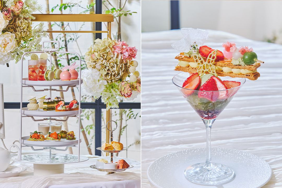 平日『初夏のいちごと抹茶のアフタヌーンティー』＋スペシャリテデザート  ※スタンダード
