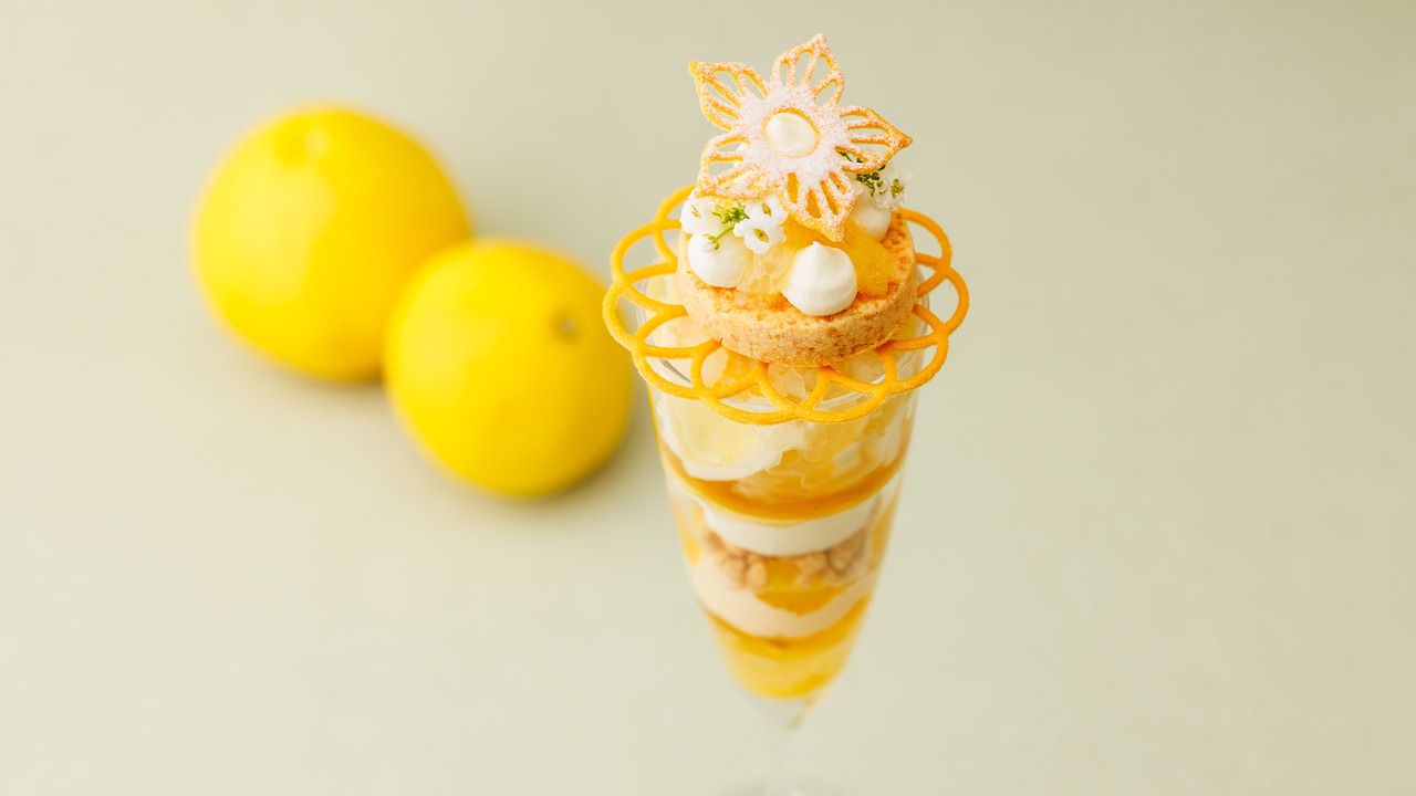 【平日限定】春の柑橘パフェランチ