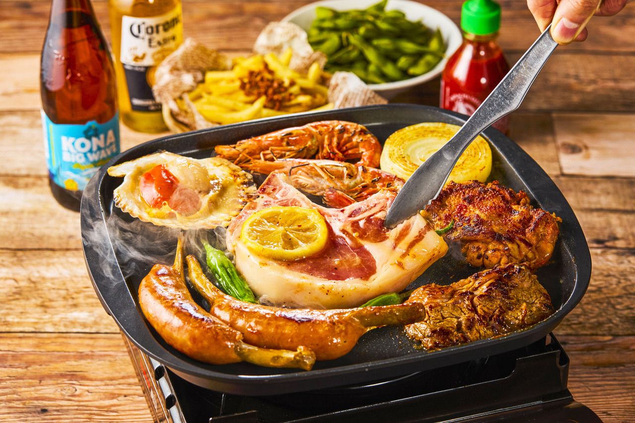【手ぶらでok！気軽に楽しむ人気ビアガーデン】スタンダードBBQプラン(全9品)＋120分飲み放題付き