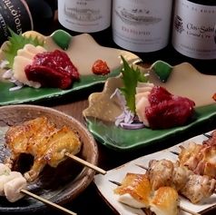 Fresh horse sashimi and grilled meats directly from Aizu, 10 kinds ◆ A combination of thigh and mane meat, and a carefully prepared yakitori course.