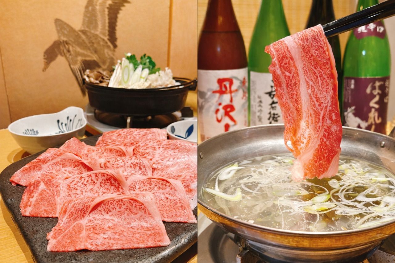 [日本黑毛牛壽喜燒或涮鍋]