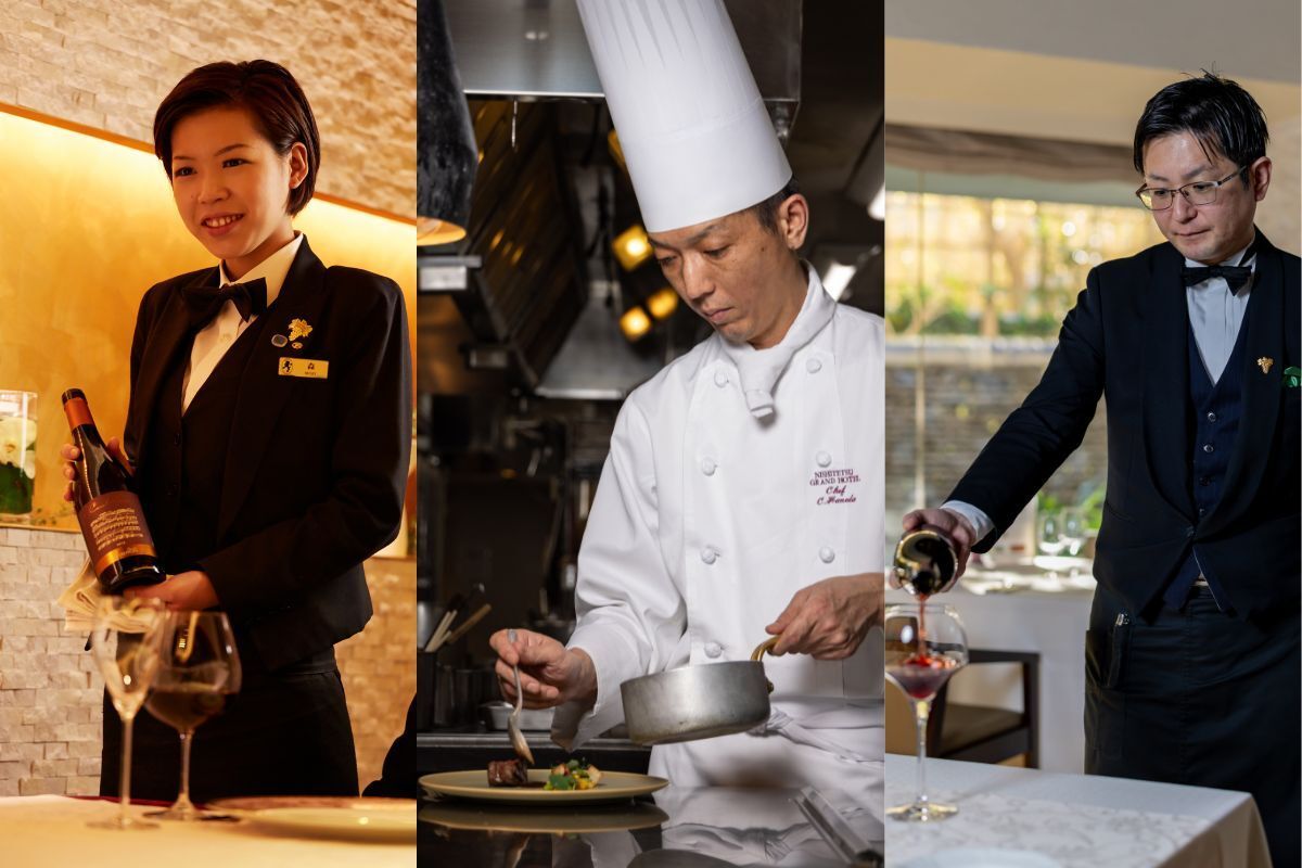 A special one-day event: "A wine lunch presented by two sommeliers"