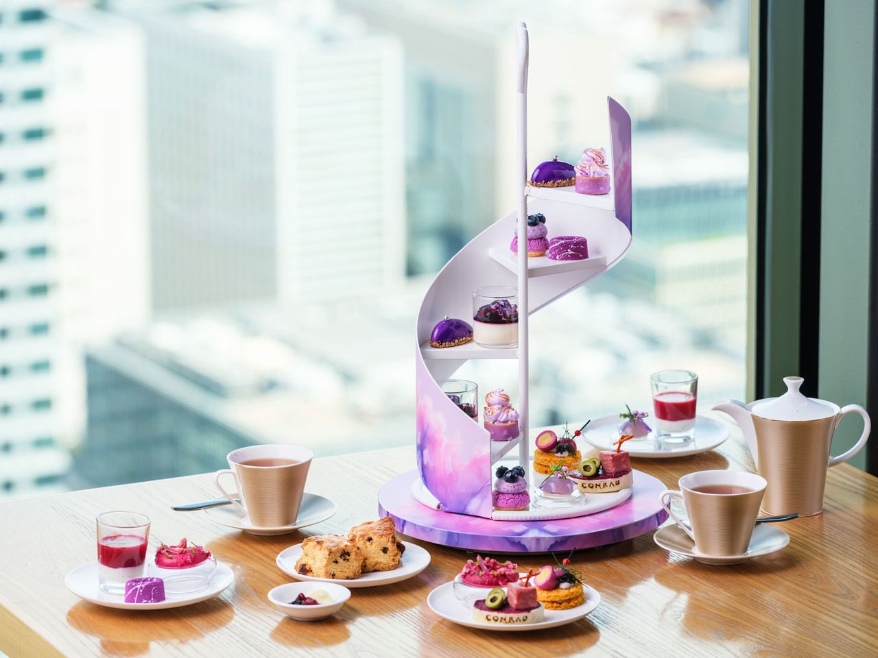 9th Anniversary[Weekdays/WEB20% OFF] "Purple Moment" Acai & Berry Afternoon Tea