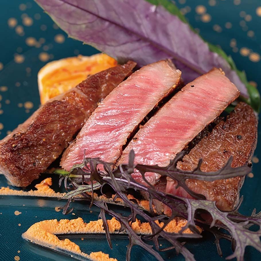 Kobe Beef 200g Lean Steak Set (4 Items Total) — "Manpuku" Hearty Portion for Meat Lovers!